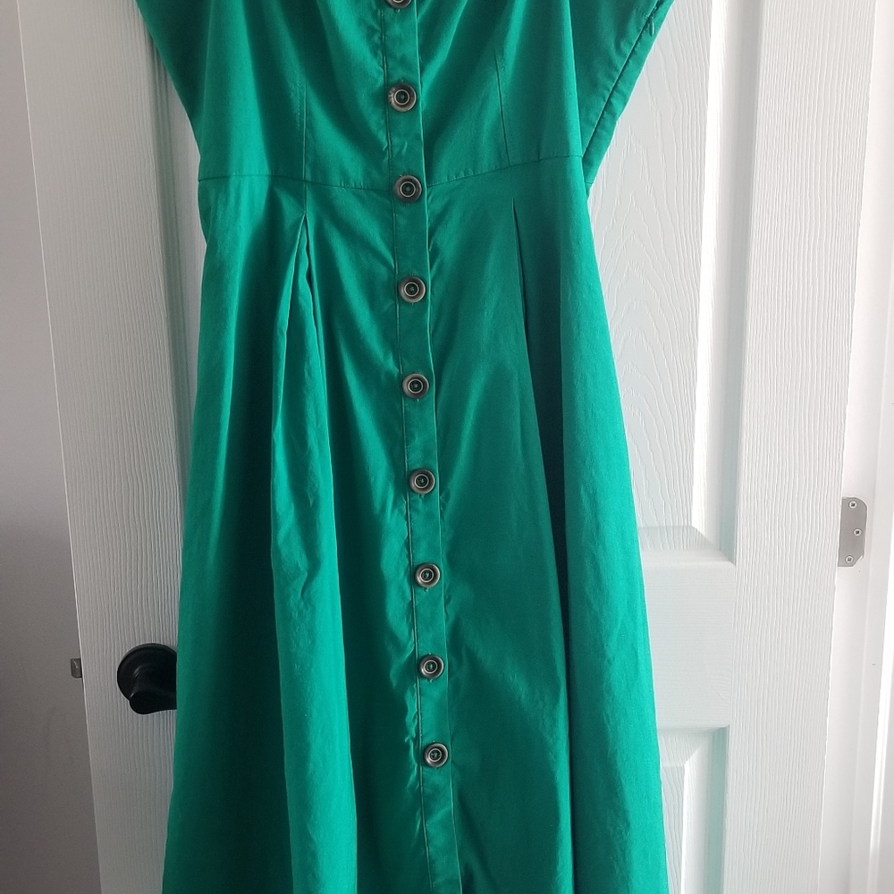 🩷Anthropology Maeve Green Size 18 Dress